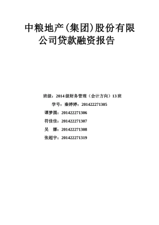 企业贷款融资方案