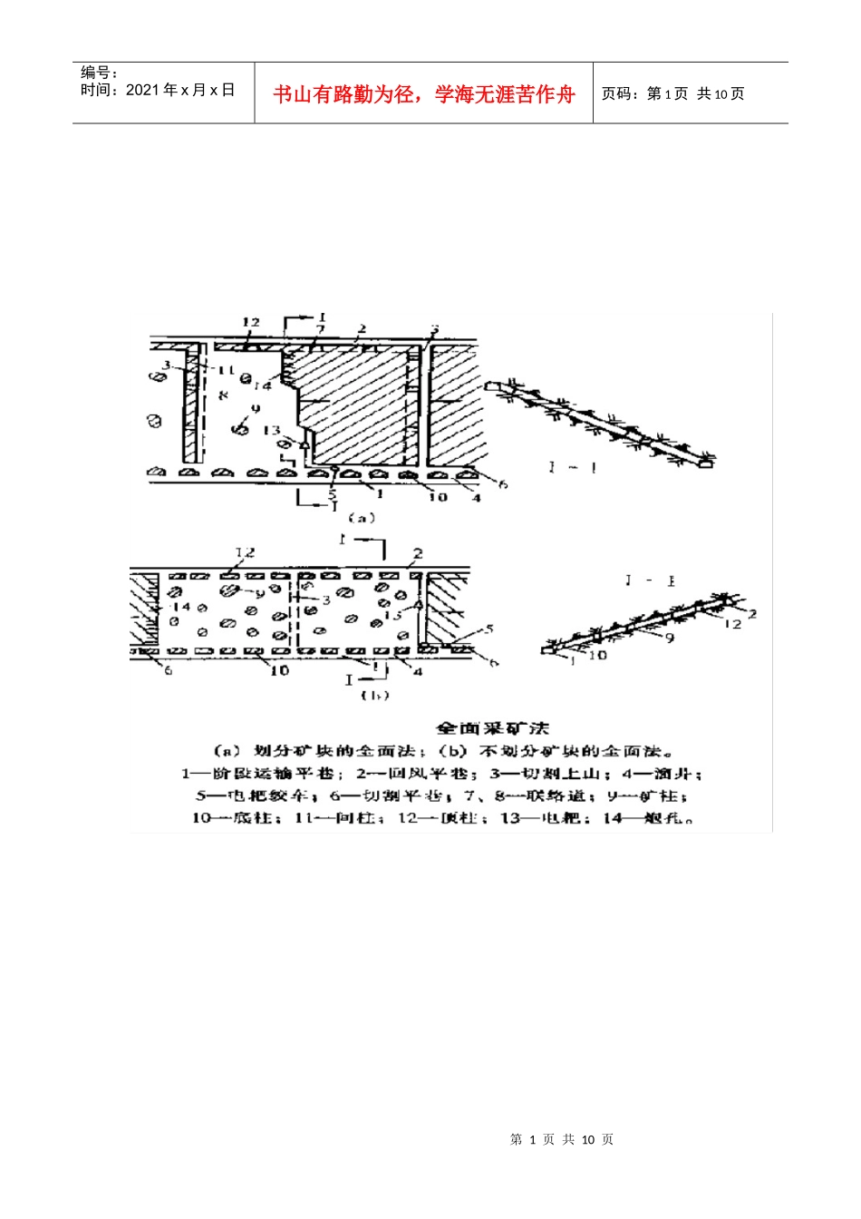 金属矿床地下开采方法_第1页