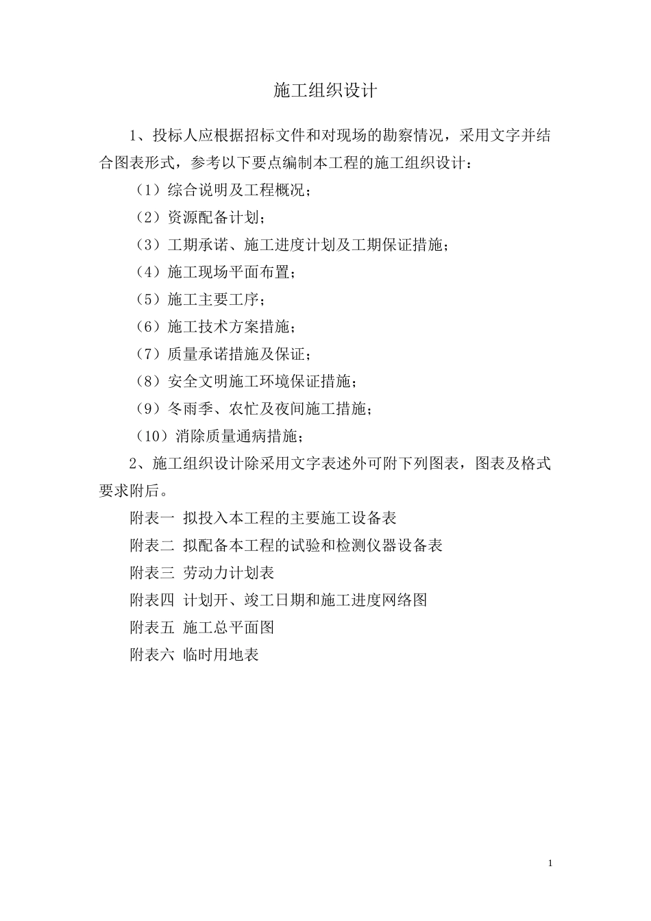 道路改造工程-沥青混凝土铺设、路缘石技术表施工组织设计_第2页