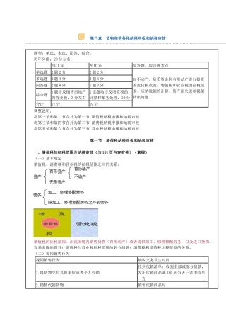 货物和劳务税纳税申报和纳税审核