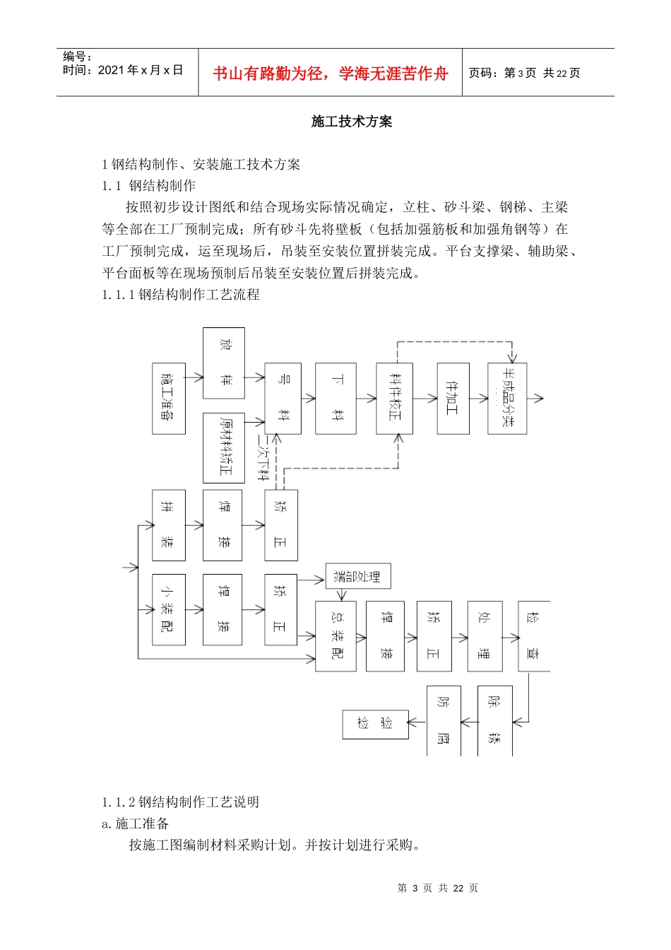 钢结构工程施工方案(DOC19页)_第3页