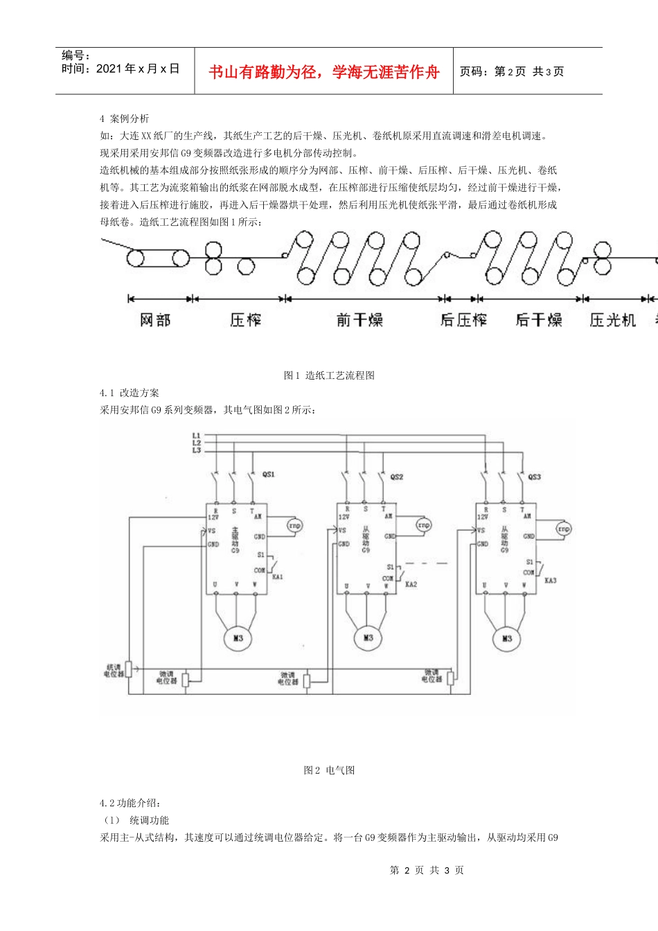 造纸机械变频技术改造_第2页