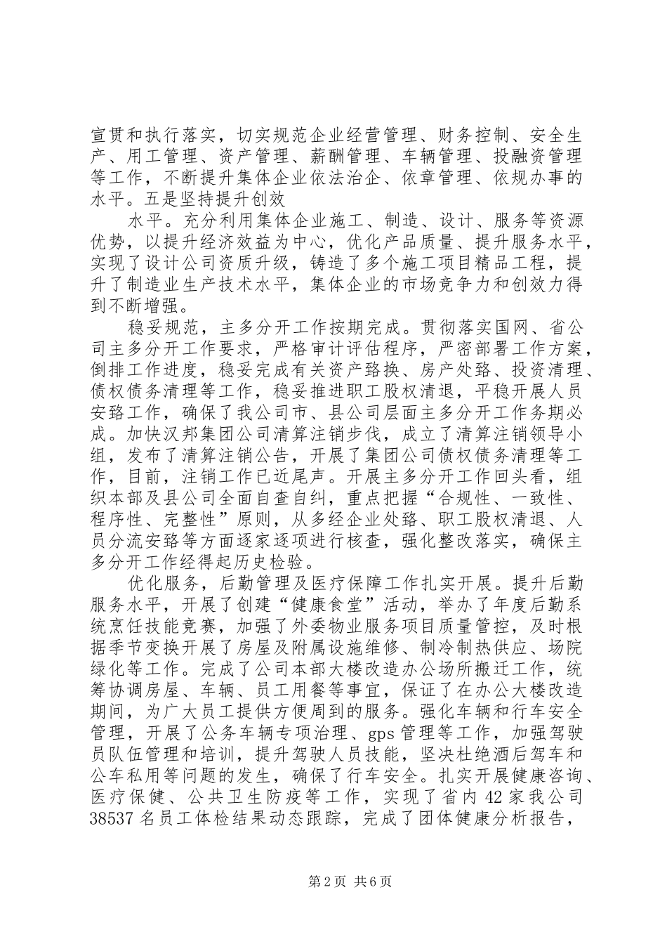 XX年度“一把手”工作报告_第2页