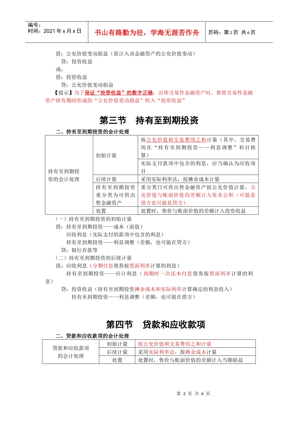金融资产会计处理与会计分录_第2页