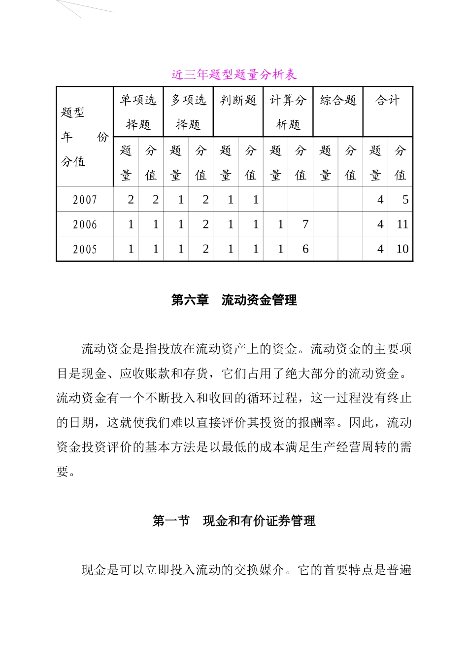 企业流动资金的管理_第1页