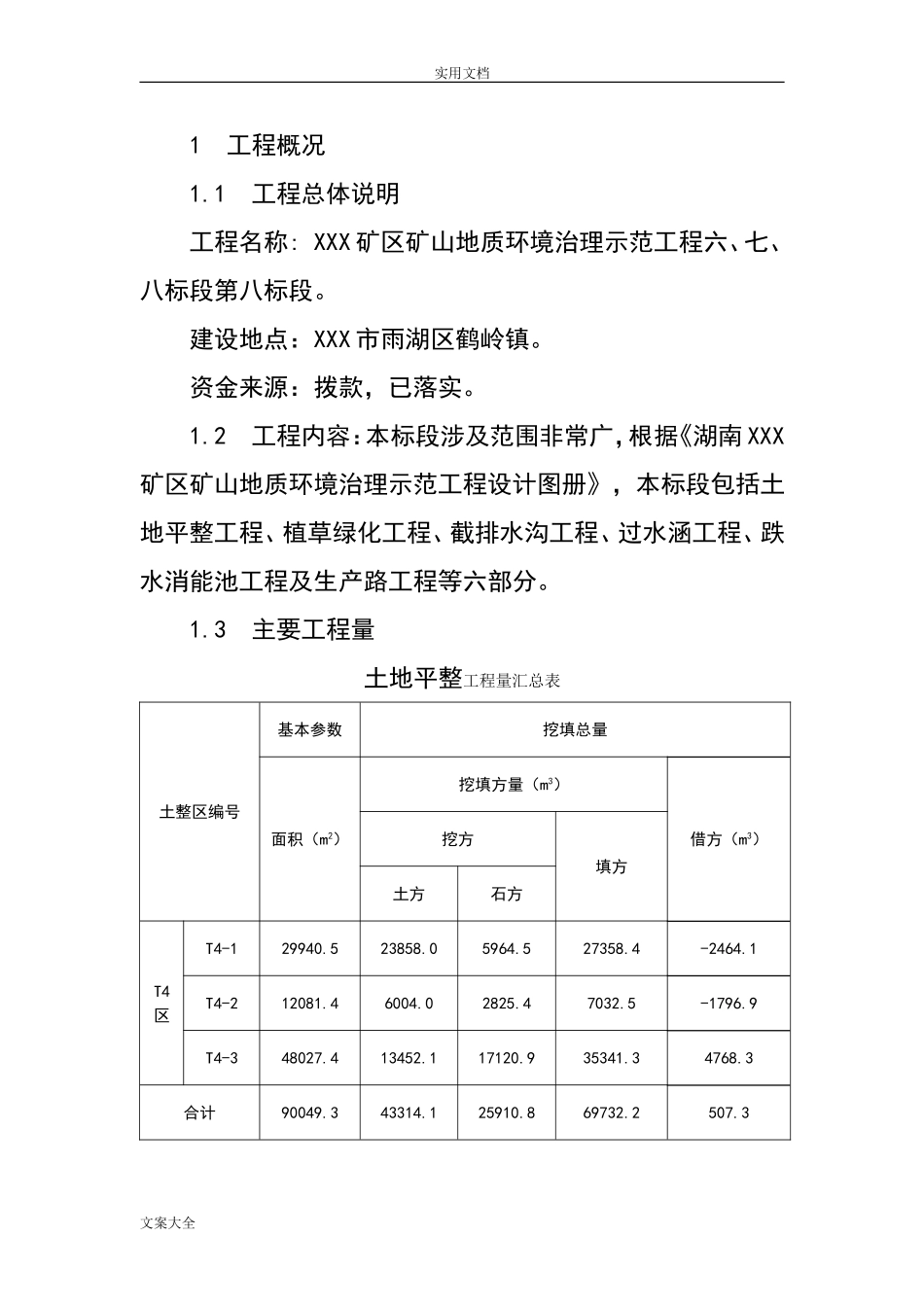 矿山治理施工方案设计(DOC78页)_第2页