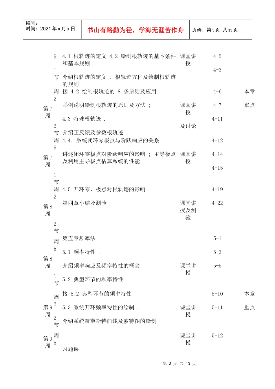 自动控制原理考试重点(北京交通大学)_第3页