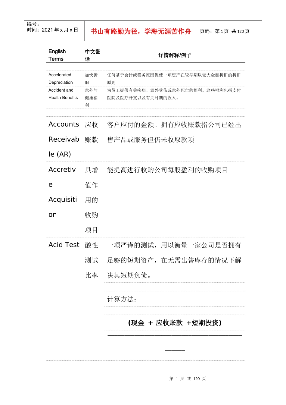 高盛金融词典_第1页