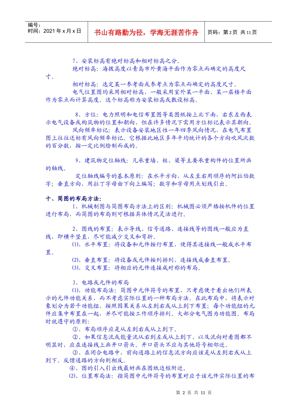 电气图纸制图规范及电气图纸的识读方法 (二)_第2页