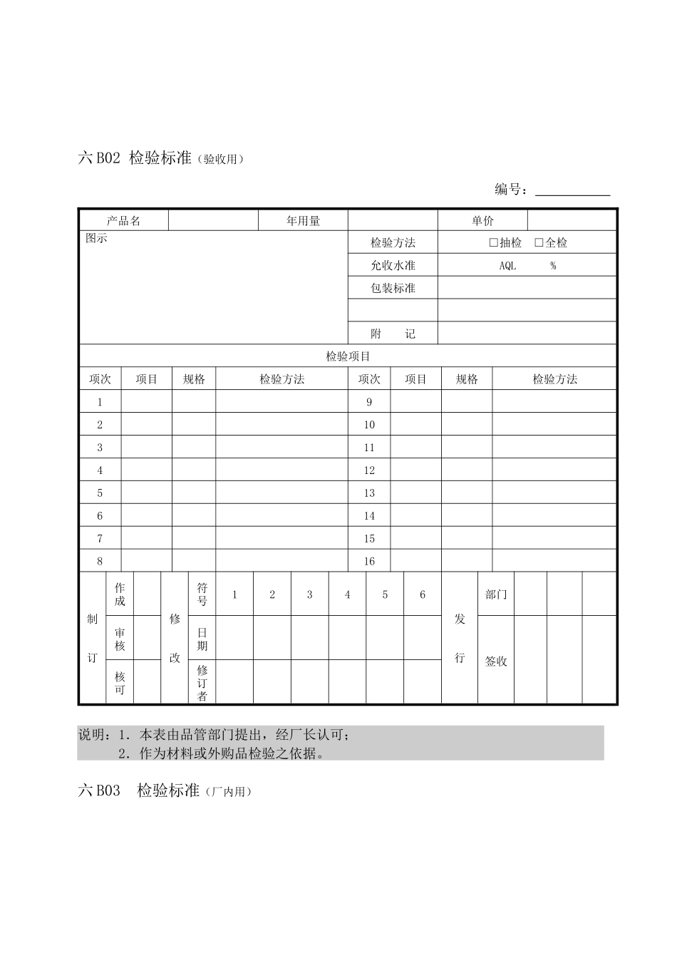 企业管理表格品质管理B纵表格_第2页
