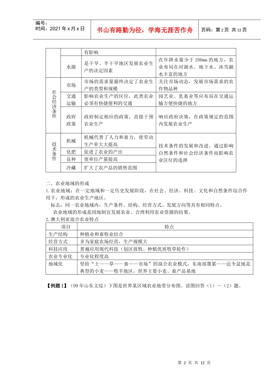第三章农业地域的形成与发展_第2页