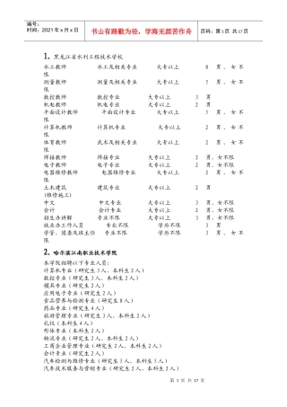 黑龙江省水利工程技术学校