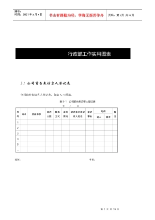 行政部电子文档
