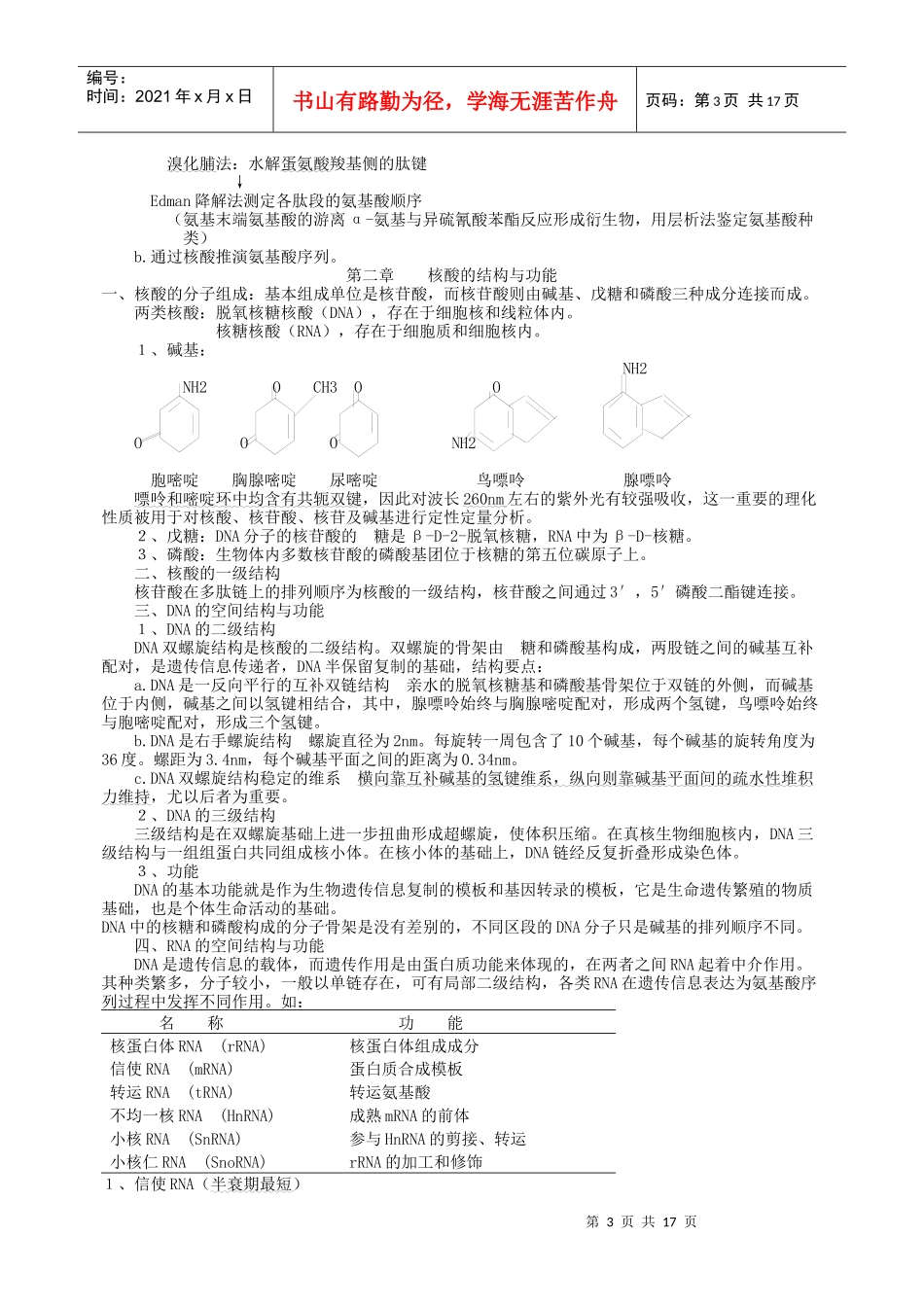 西医综合-生化课件_第3页