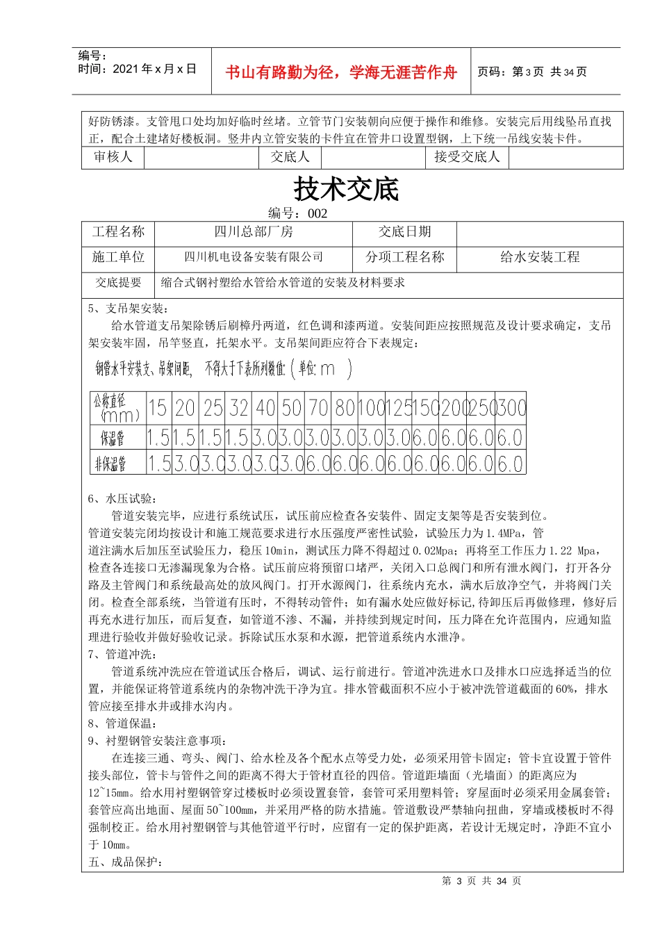 给排水材质及技术交底大全_第3页