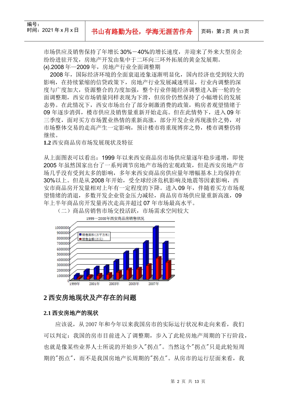 西安房地产发展现状与对策_第2页
