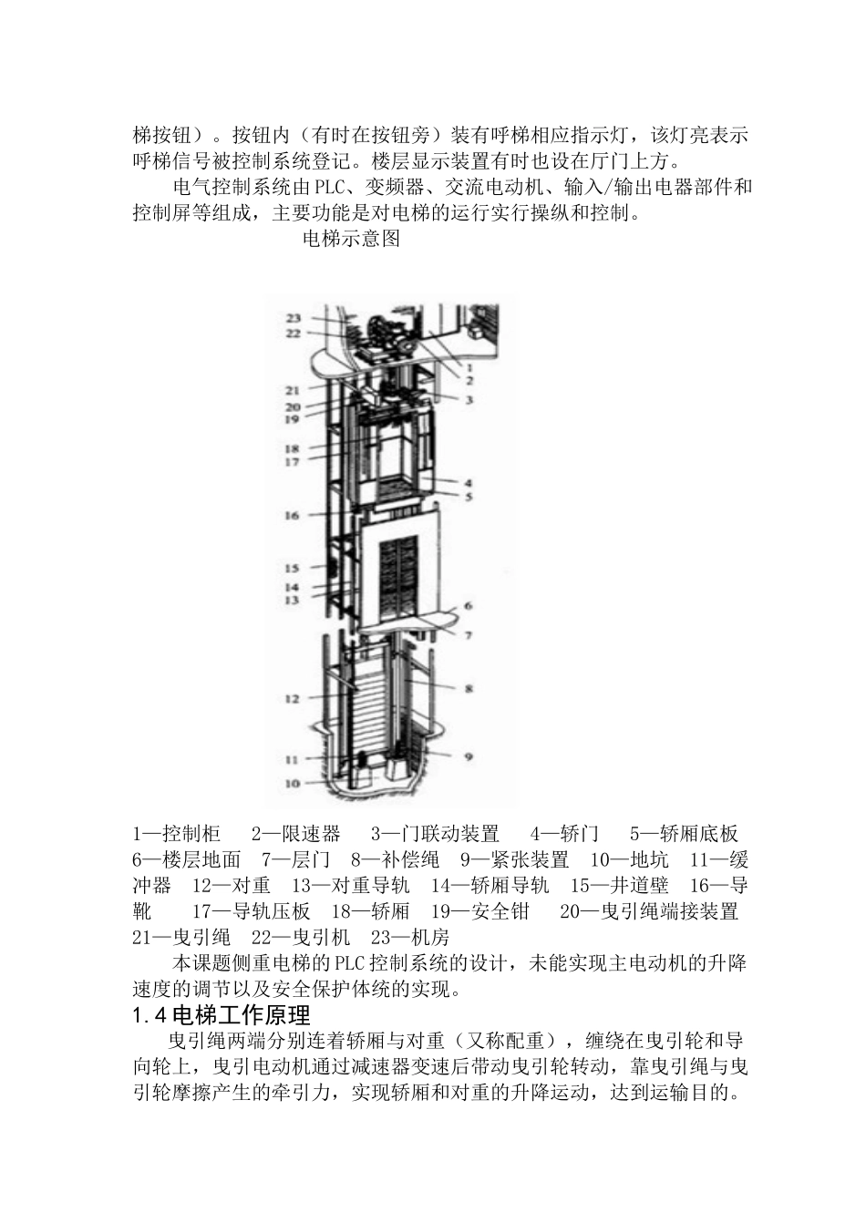 基于PLC的五层电梯自动控制系统设计_第3页