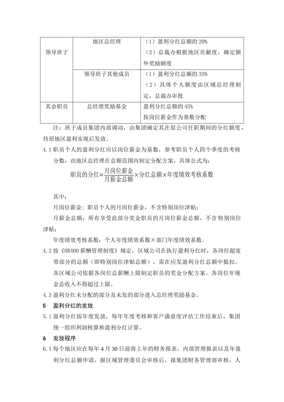 某集团下属公司盈利分红奖励实施细则_第2页