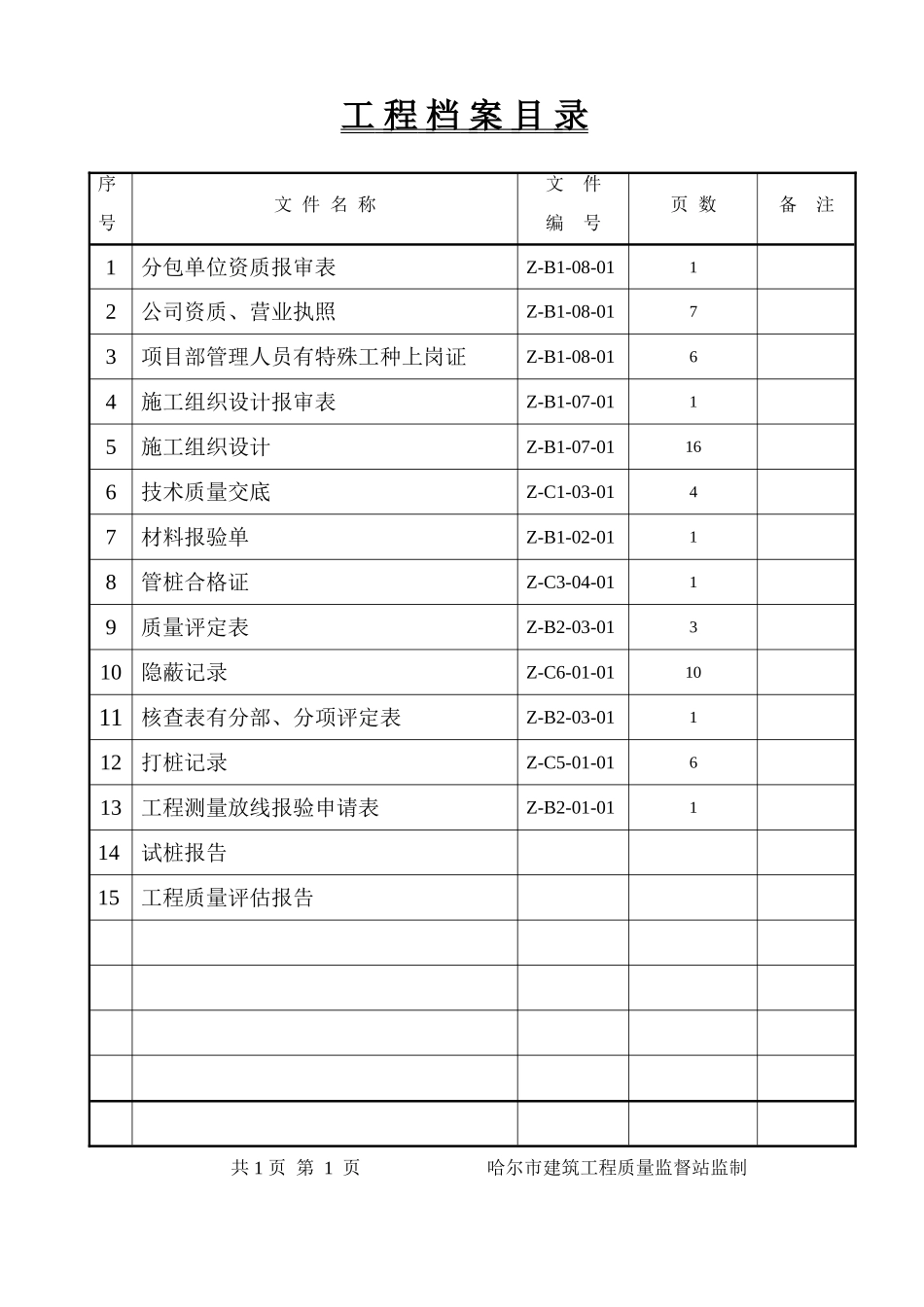 某先张法预应力混凝土管桩施工方案及内业资料-secret_第1页