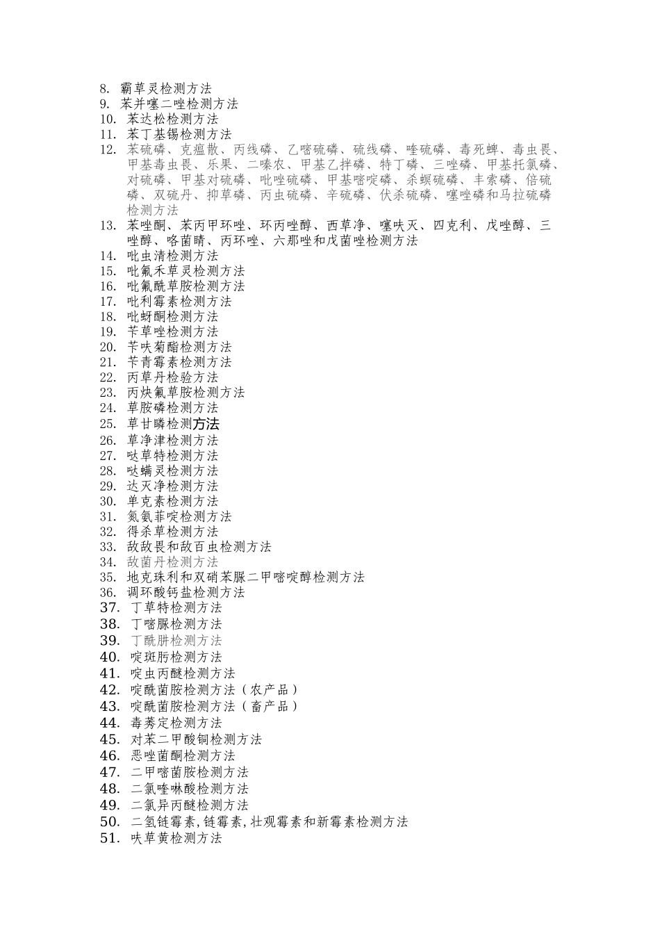 食品中残留农药兽药饲料添加剂检测方法_第3页