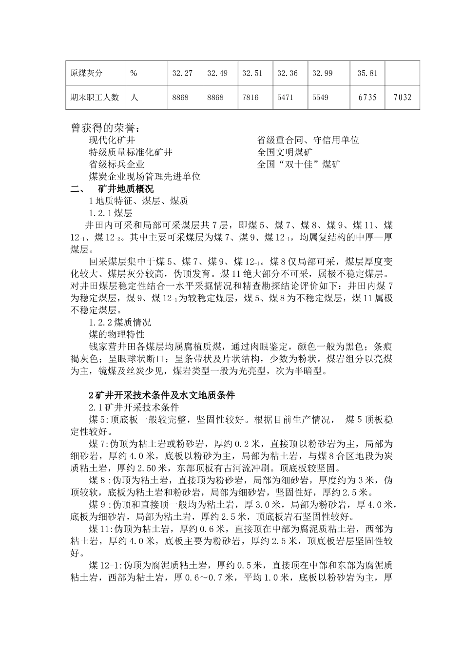 钱家营矿业公司有关情况1_第2页