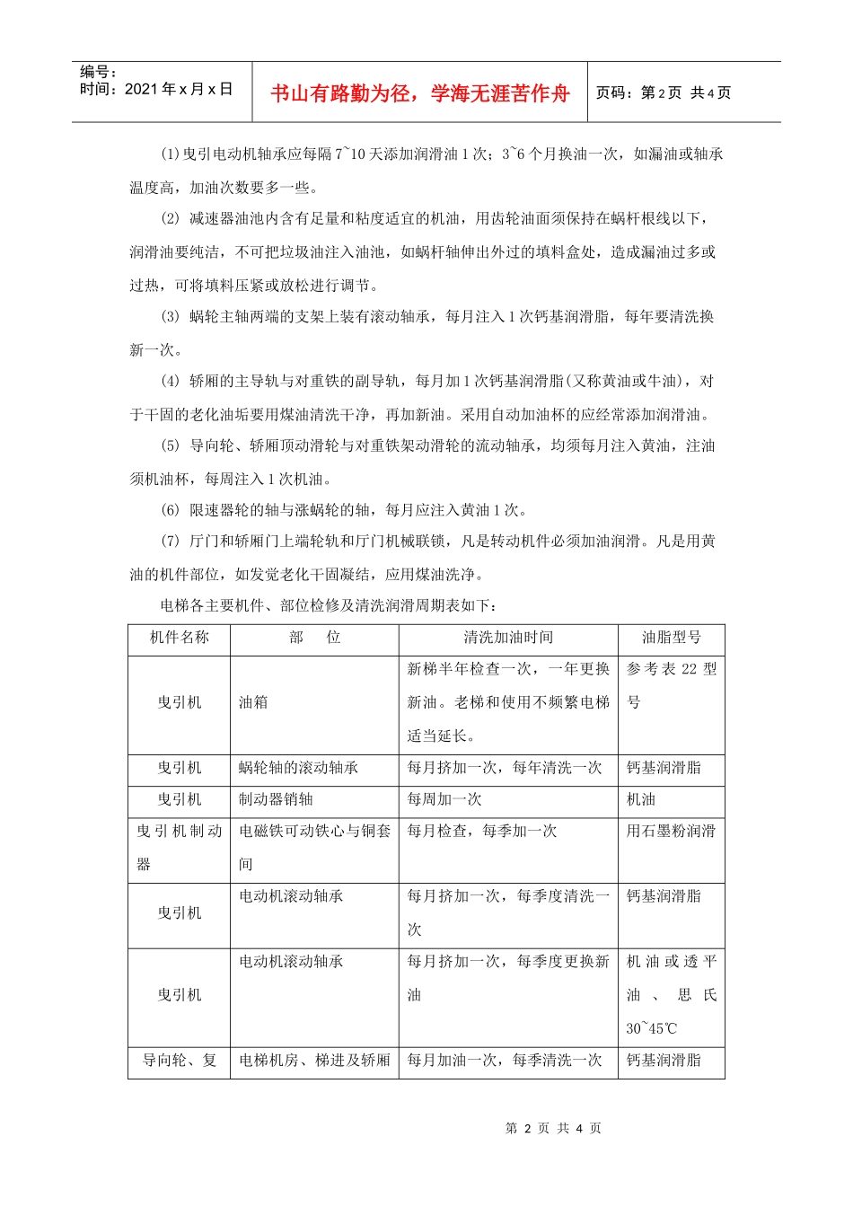 酒店电梯管理规范_第2页