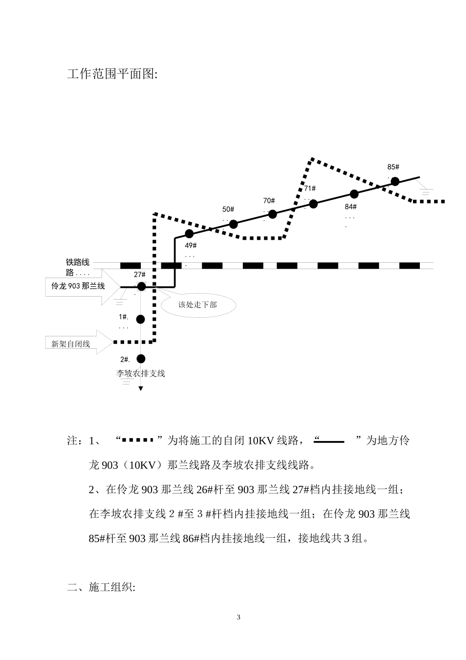 铁路电力线路跨越地方电力线路施工方案_第3页