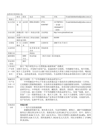 品然融资表格
