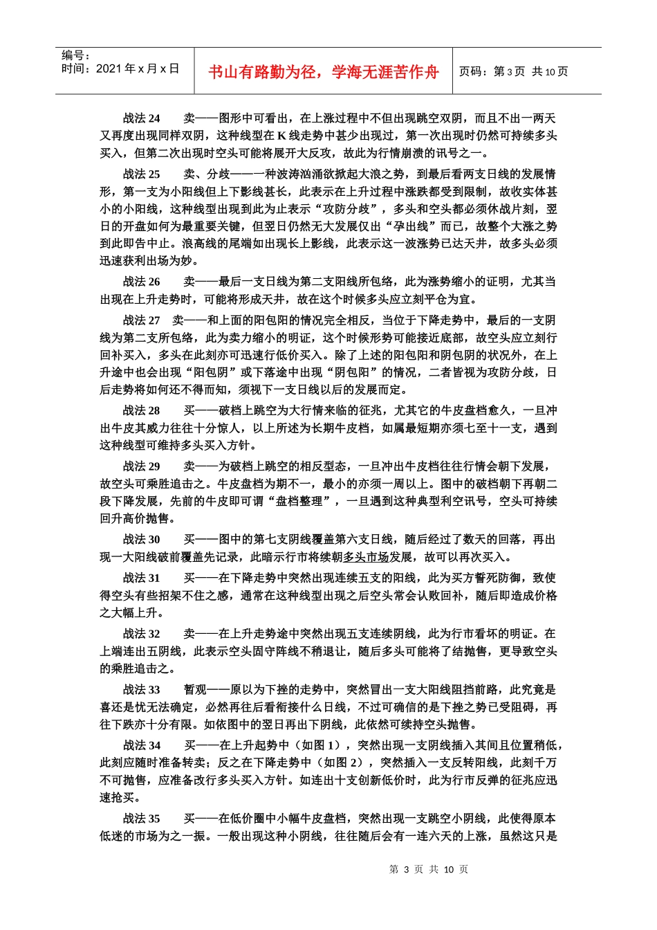 酒田战法78则_第3页