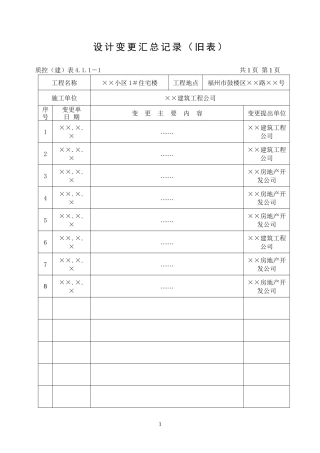 给排水新旧表格对比