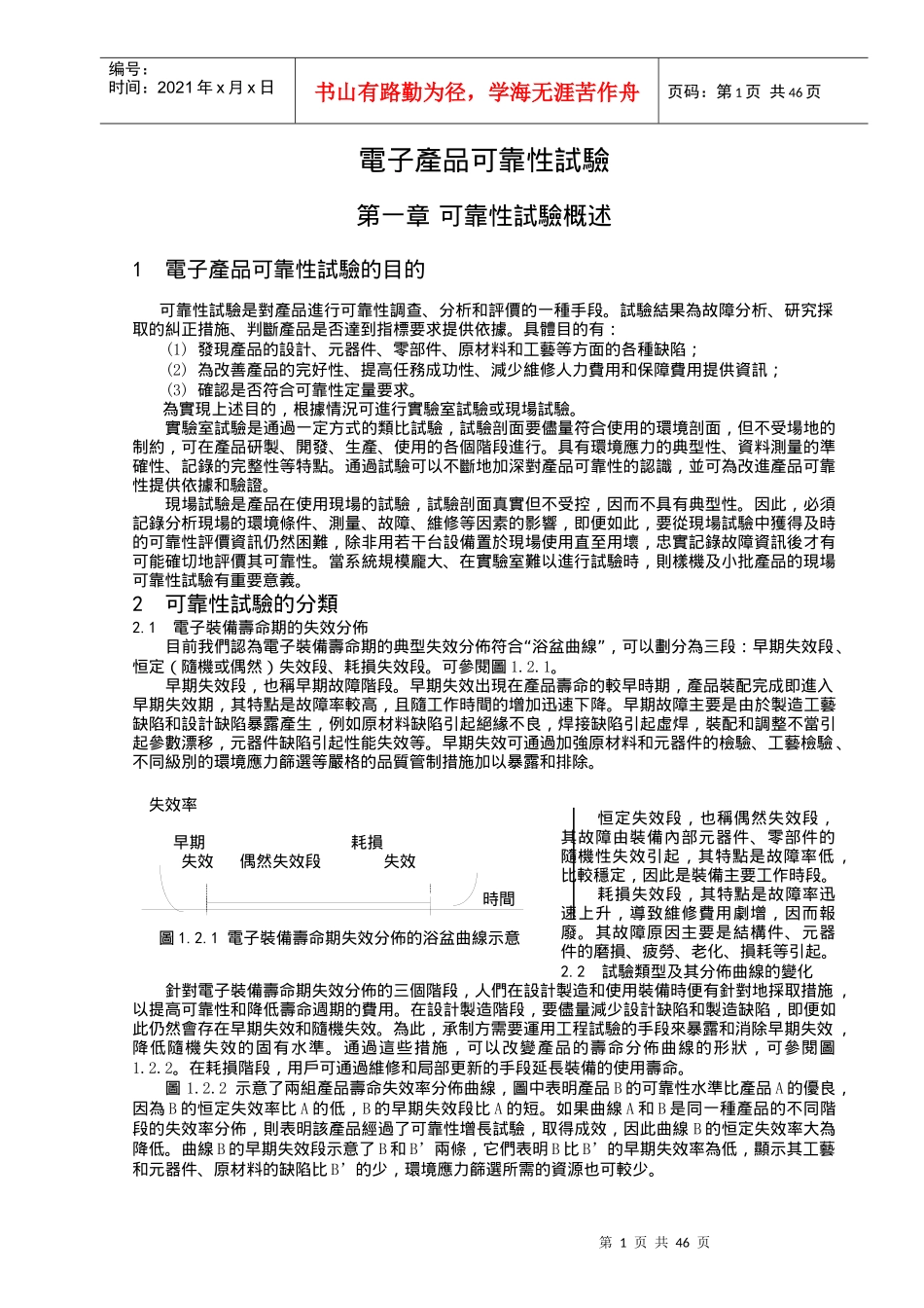 电子产品可靠性试验_第1页