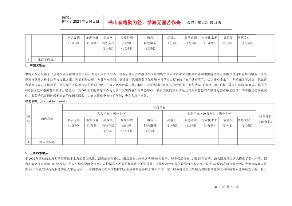 第二届中国酒店金枕头奖十大最受欢迎商务酒店评选_第3页