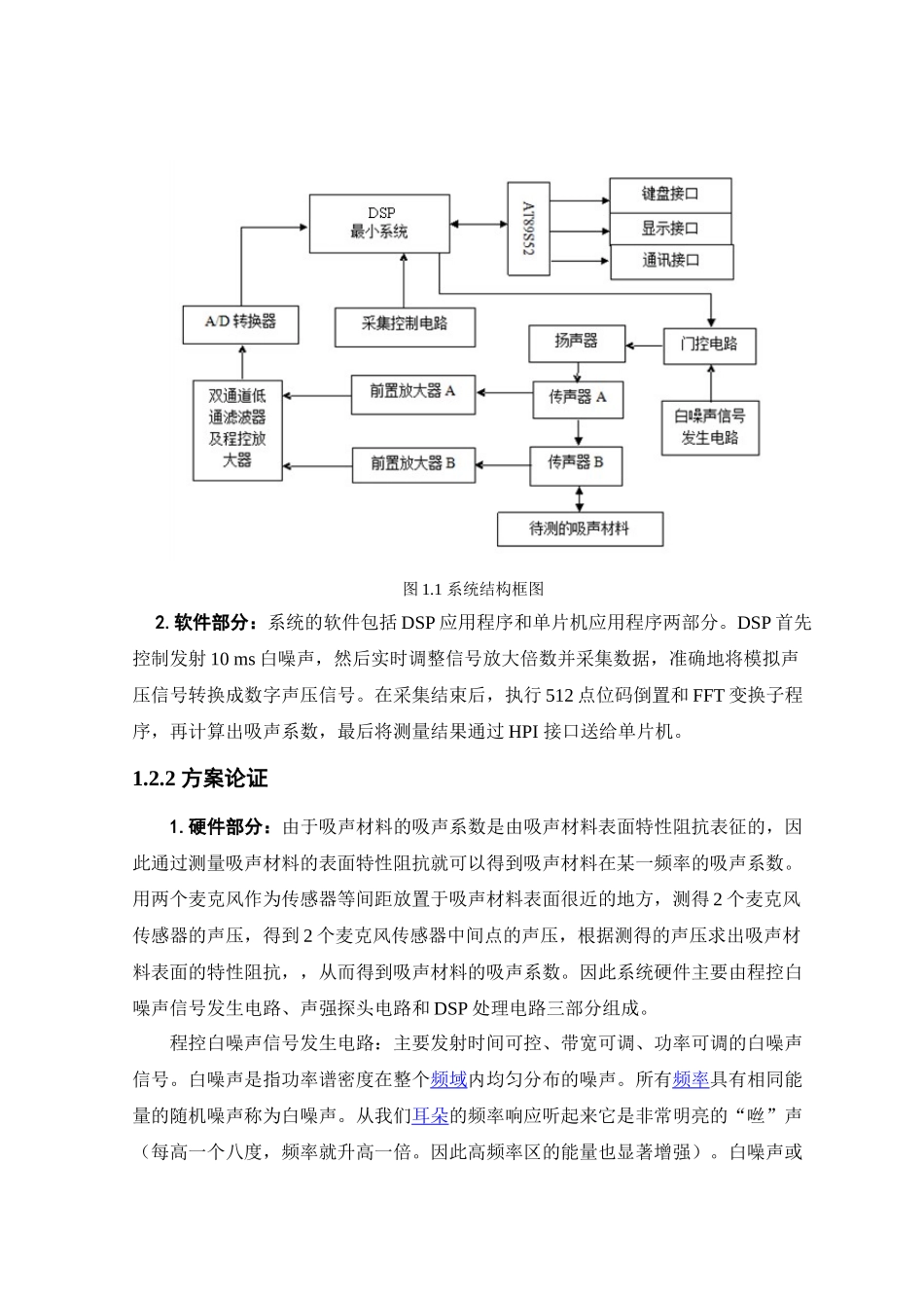基于单片机的吸声系数测量装置的设计_第3页