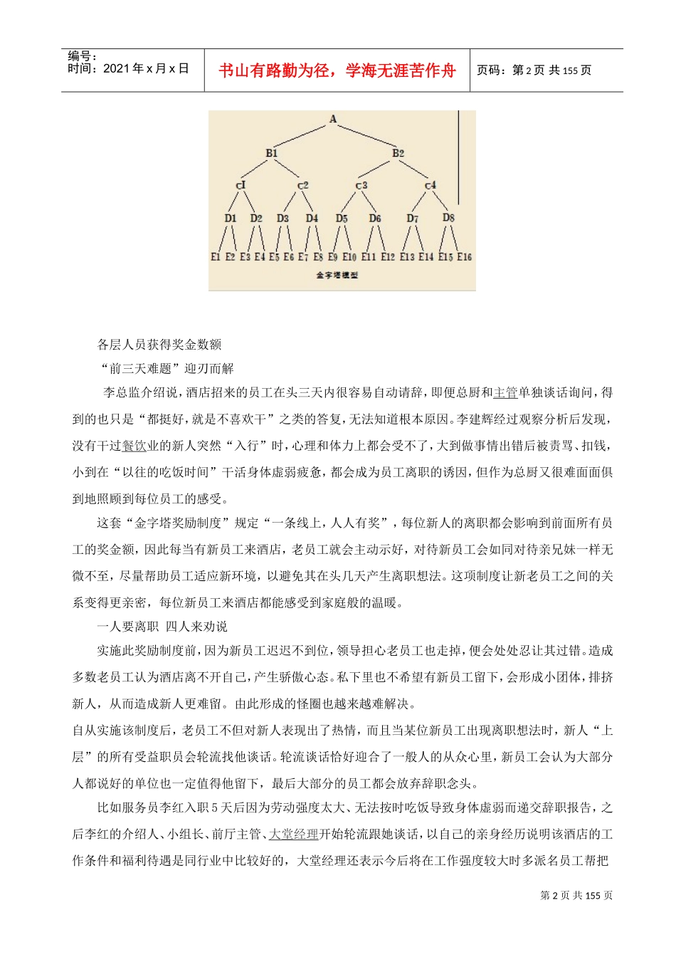 餐饮管理知识及团队建设与管理(DOC156页)_第2页