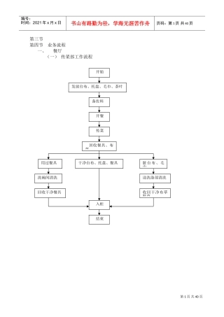 餐饮操作流程图(DOC37页)