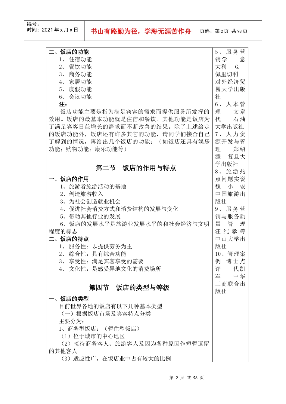 酒店管理教程_第2页