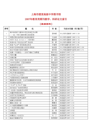 面对高考上海市澄衷高级中学图书馆