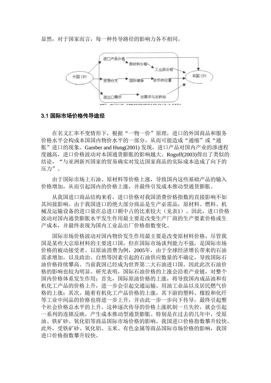 论我国进出口贸易对国内通货膨胀的影响_第3页
