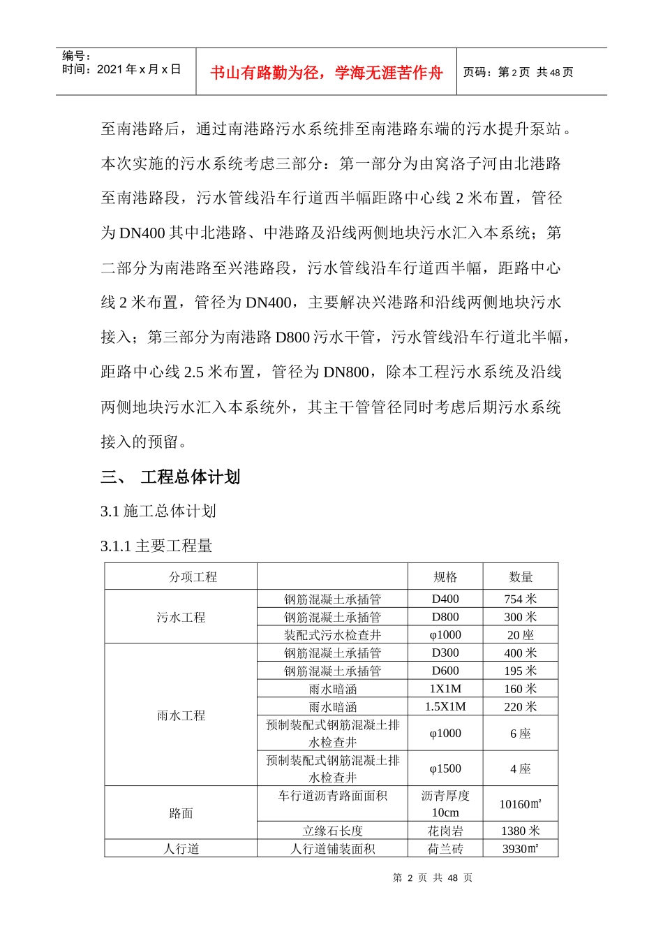 道路及雨污水改造工程施工组织设计_第2页