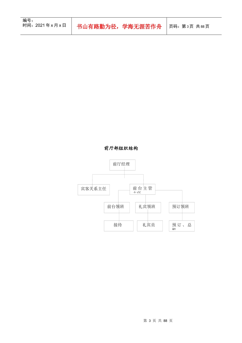 酒店前厅培训大纲及资料_第3页