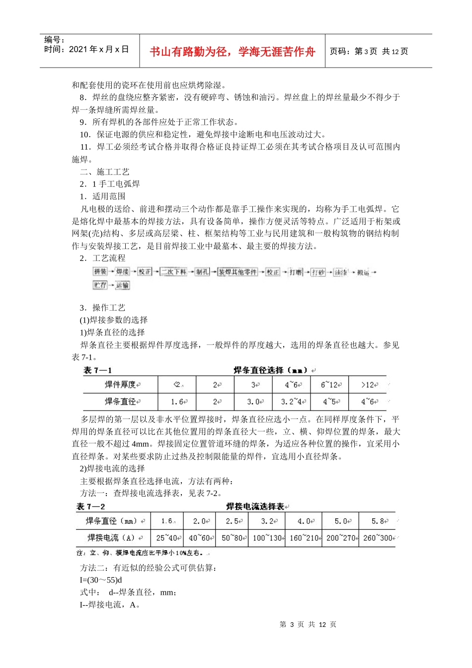 钢结构焊接工程技术交底_第3页