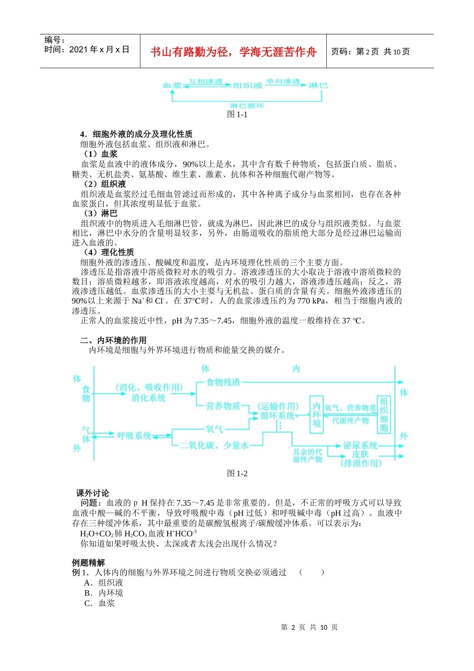 高中生物必修3必记总结(图表)_第2页