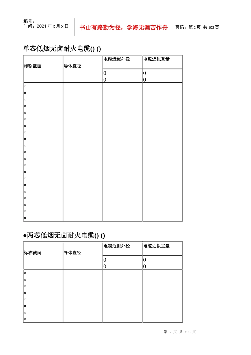 电缆选型手册及常用公式_第2页