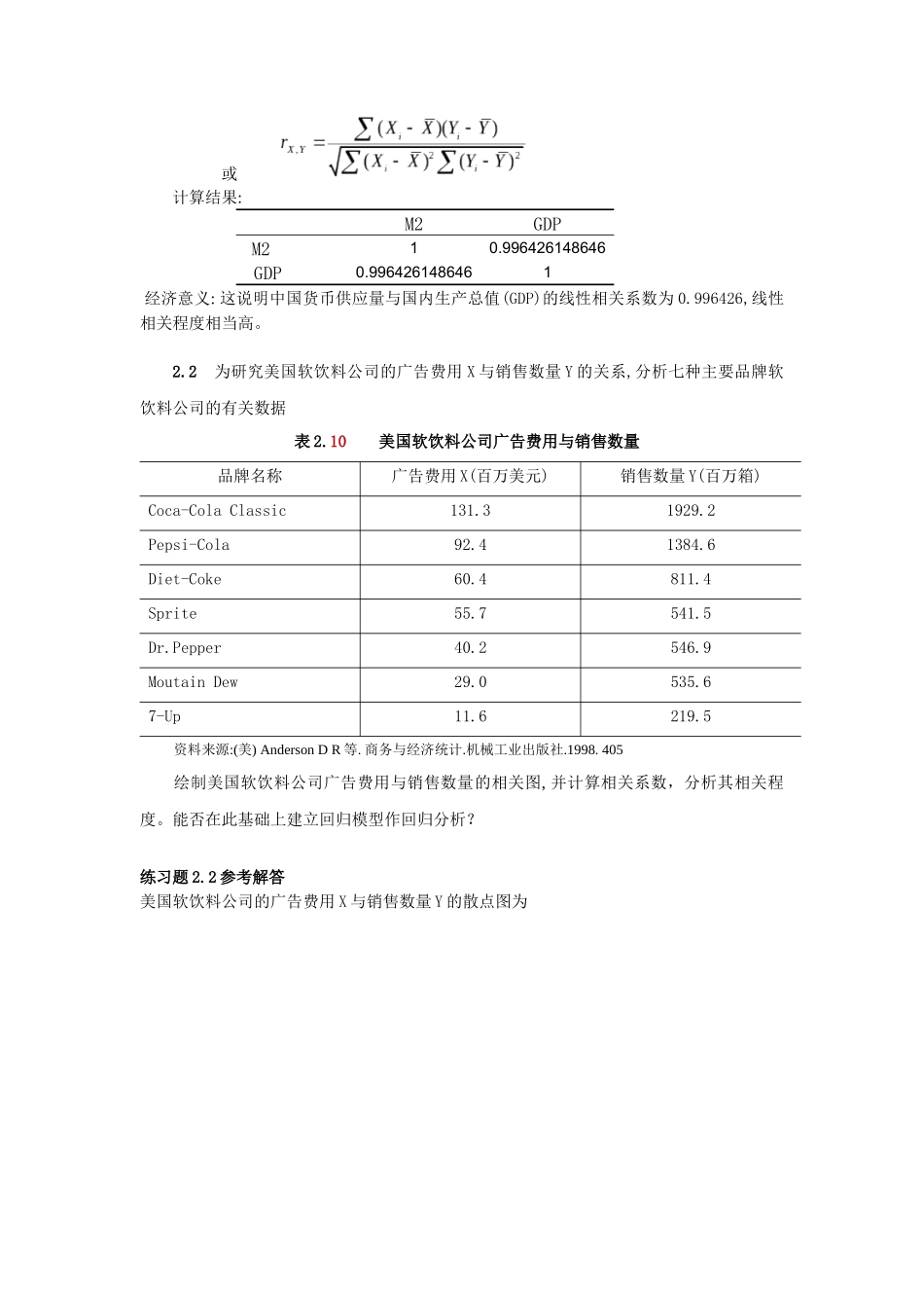 计量经济学(庞浩)第二版_科学出版社_课后答案详解_第2页