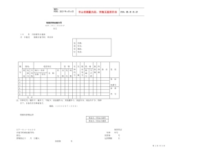 铁路货物运输管理表
