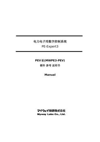 电力电子用数字控制系统