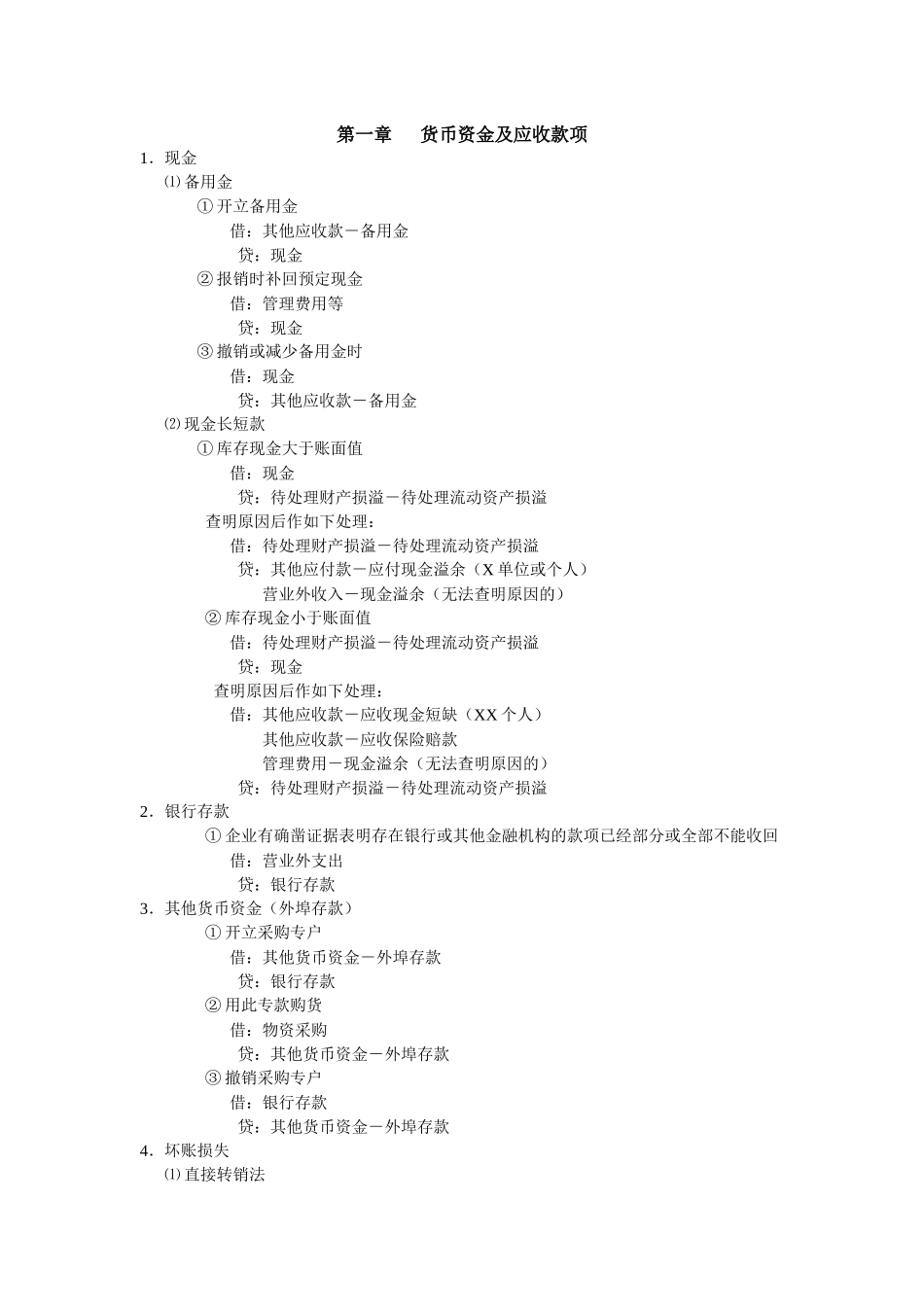 会计分录总汇_第1页