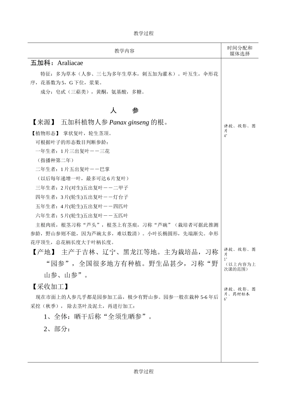南方医科大学教师教案编写规范_第3页