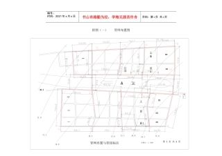 给水工程课程设计管网布置等水压线