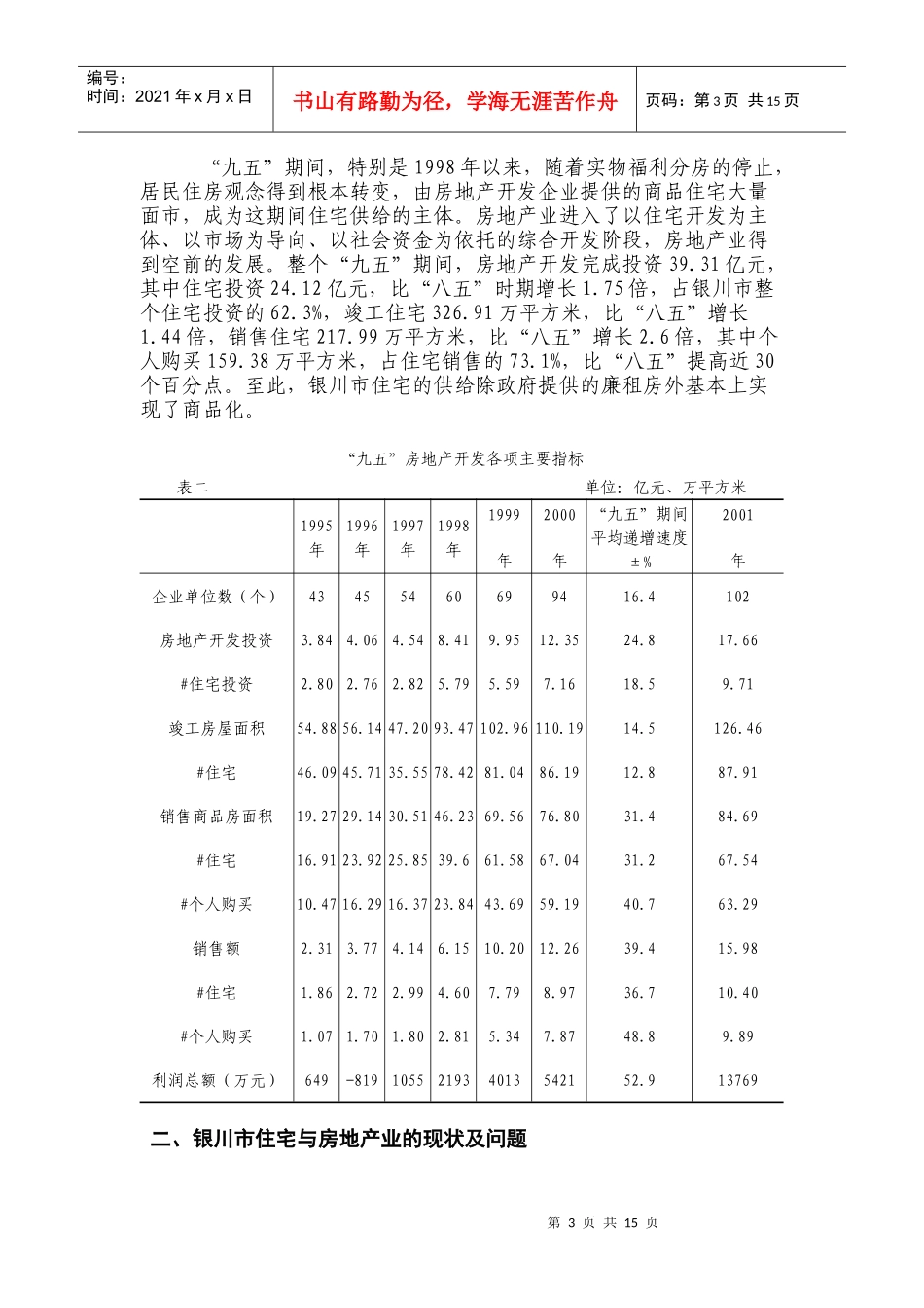 银川市住宅与房地产业发展研究_第3页